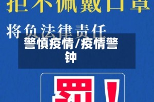 警慎疫情/疫情警钟