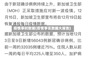 疫情事时数据(疫情事实数据大报告)
