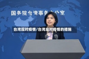 台湾应对疫情/台湾应对疫情的措施