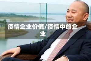 疫情企业价值/疫情中的企业