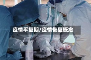 疫情平复期/疫情恢复概念