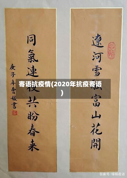 寄语抗疫情(2020年抗疫寄语)-第3张图片