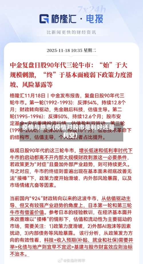 疫情与熊市(疫情对股市是利好还是利空)-第2张图片