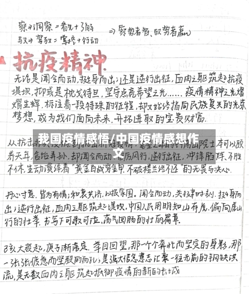 我国疫情感悟/中国疫情感想作文-第1张图片