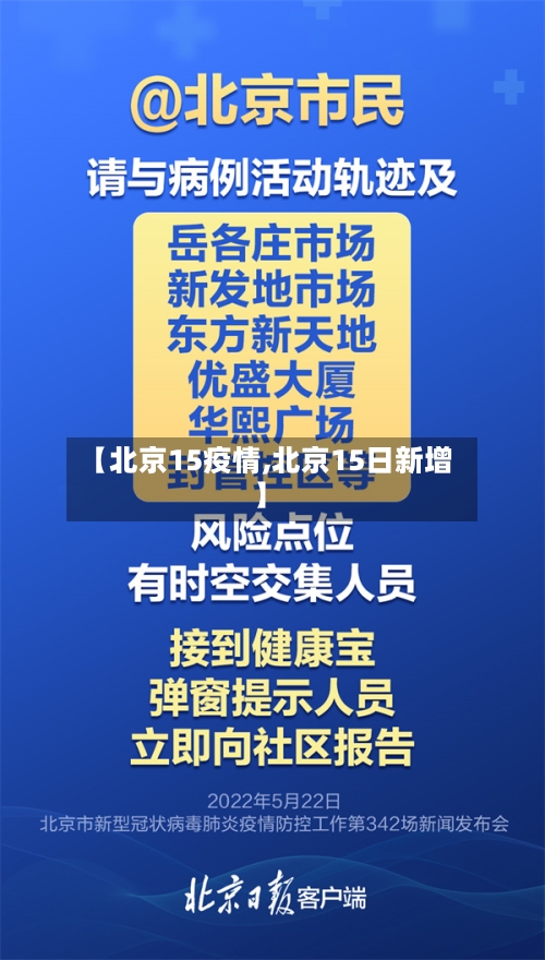 【北京15疫情,北京15日新增】-第1张图片