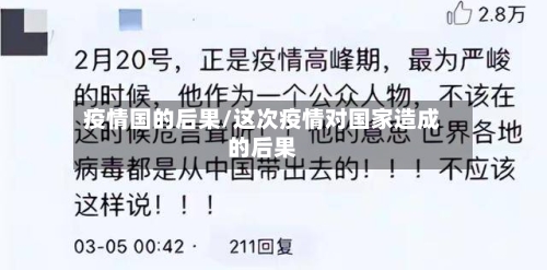 疫情国的后果/这次疫情对国家造成的后果-第1张图片