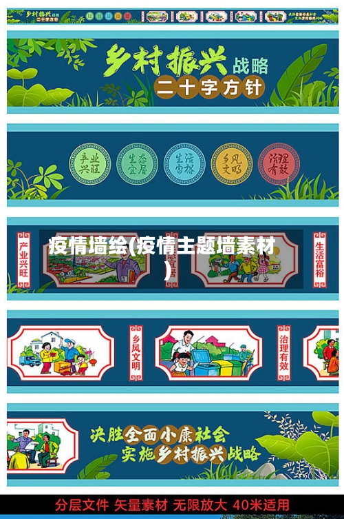 疫情墙绘(疫情主题墙素材)-第1张图片